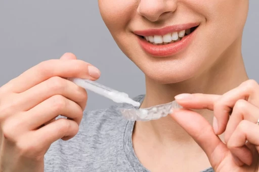 Take home teeth whitening trays